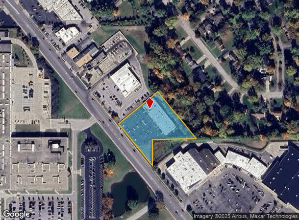 1455 N National Rd, Columbus, IN Parcel Map