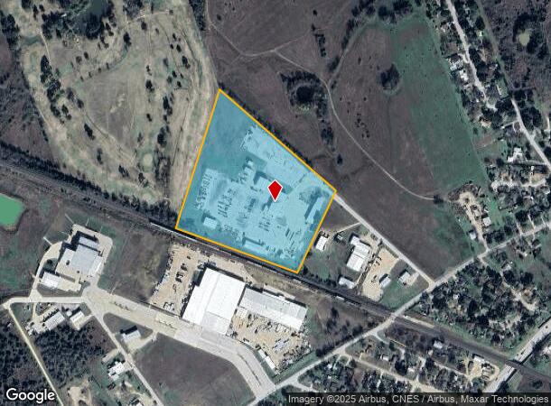1109 Foundation Dr, Caldwell, TX Parcel Map