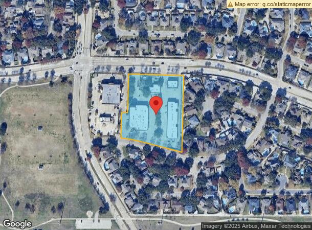  7114 Campbell Rd, Dallas, TX Parcel Map