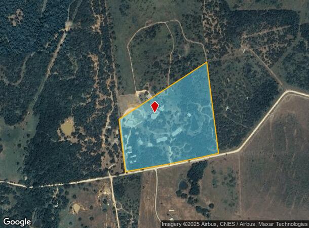 4186 County Road 444, Waelder, TX Parcel Map