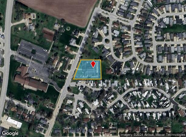  600 N Birch St, Manteno, IL Parcel Map