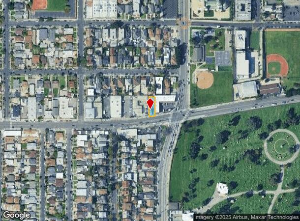  2019 Venice Blvd, Los Angeles, CA Parcel Map