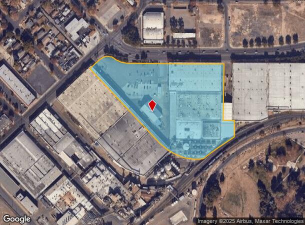  1306 D St, Modesto, CA Parcel Map