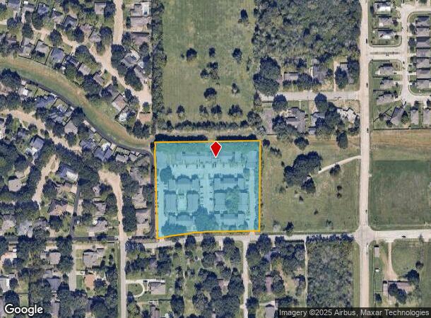 2901 Airport Ave, Rosenberg, TX Parcel Map