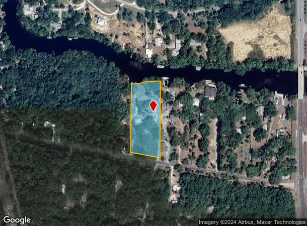  14219 W River Rd, Inglis, FL Parcel Map