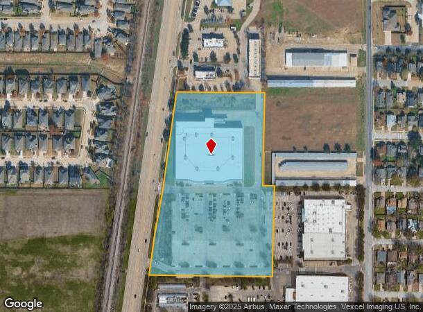 1851 S Main St, Fort Worth, TX Parcel Map