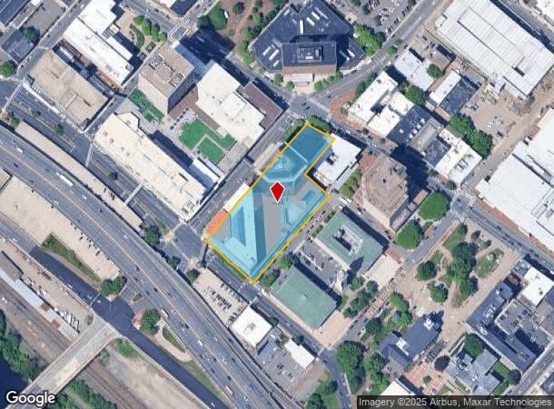  1414 Main St, Springfield, MA Parcel Map