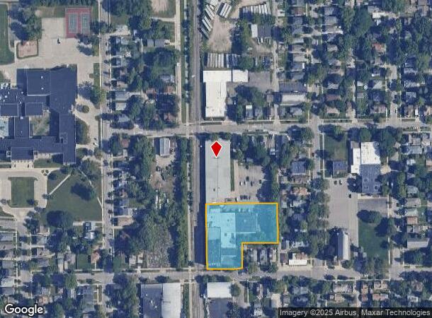 609 Myrtle St Nw, Grand Rapids, MI Parcel Map