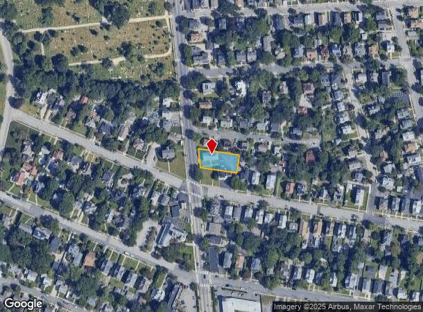 1634 Broad St, Cranston, RI Parcel Map