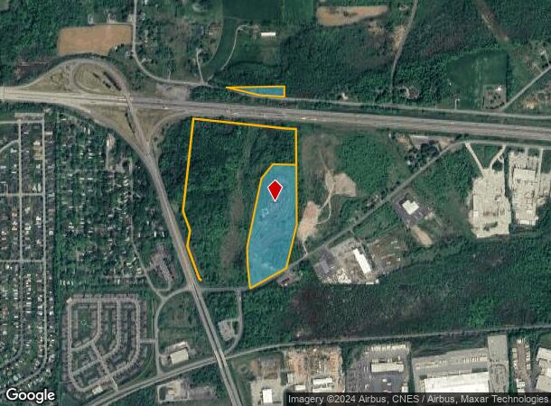  6108 Loomis Rd, Farmington, NY Parcel Map