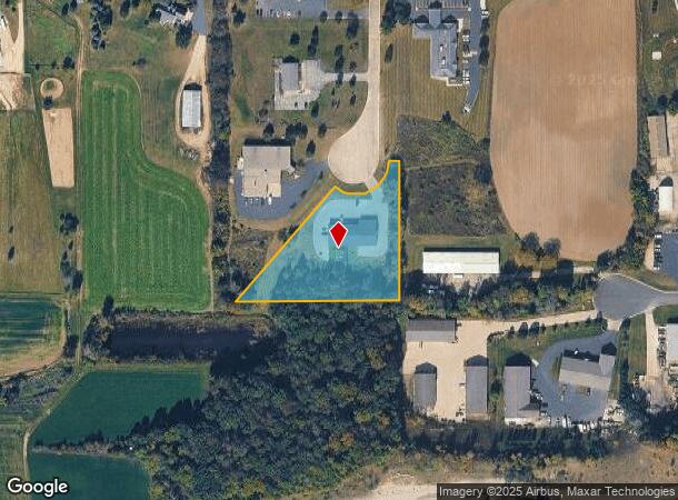  1235 Morgan Dr, Hubertus, WI Parcel Map