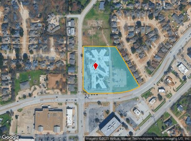  2712 Hurstview Dr, Hurst, TX Parcel Map