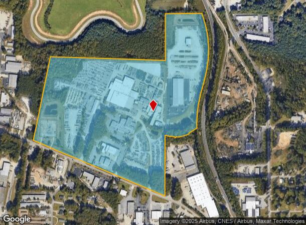  1404 Mechanical Blvd, Garner, NC Parcel Map