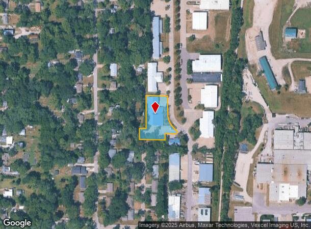 2113 Delaware St, Lawrence, KS Parcel Map