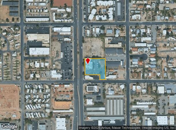  2520 N Oracle Rd, Tucson, AZ Parcel Map