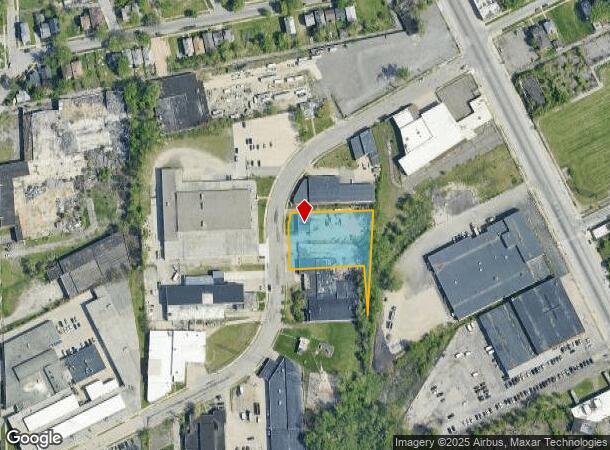  345 Midland St, Highland Park, MI Parcel Map