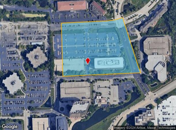  3 Lincoln Ctr, Oak Brook, IL Parcel Map