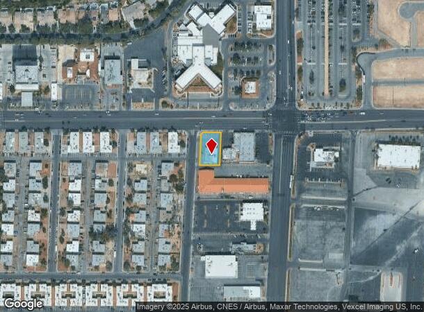  1149 E Desert Inn Rd, Las Vegas, NV Parcel Map