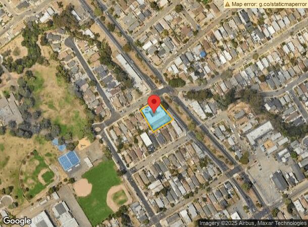  7911 Bancroft Ave, Oakland, CA Parcel Map