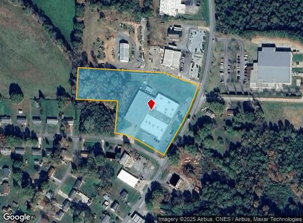  639 N Post Rd, Shelby, NC Parcel Map