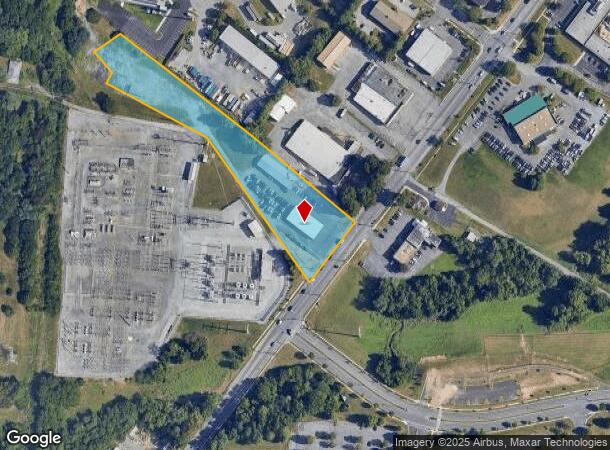  1728 N Market St, Frederick, MD Parcel Map