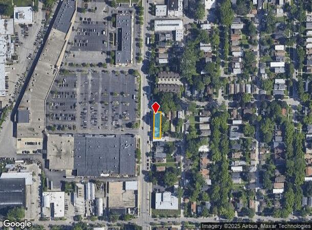  1824 Crain St, Evanston, IL Parcel Map