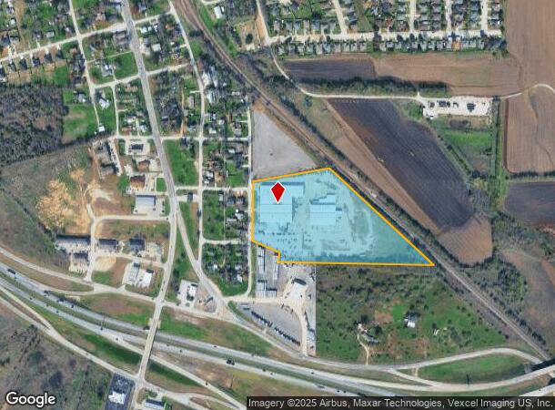 500 Randall St, Rhome, TX Parcel Map