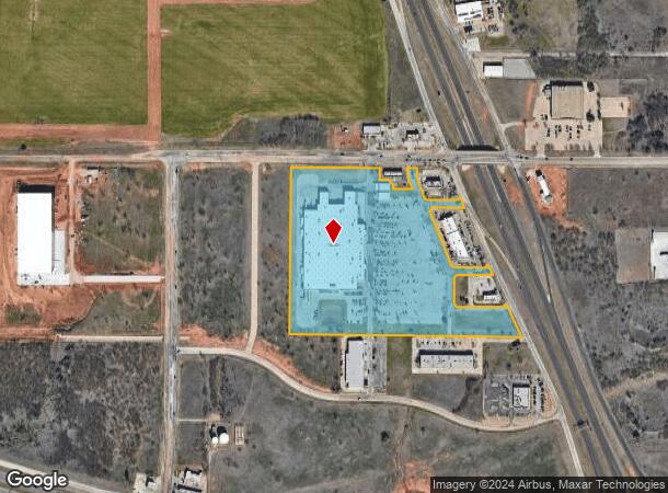  2700 Central Fwy E, Wichita Falls, TX Parcel Map