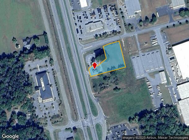  1143 Industrial Park Way, Denton, MD Parcel Map