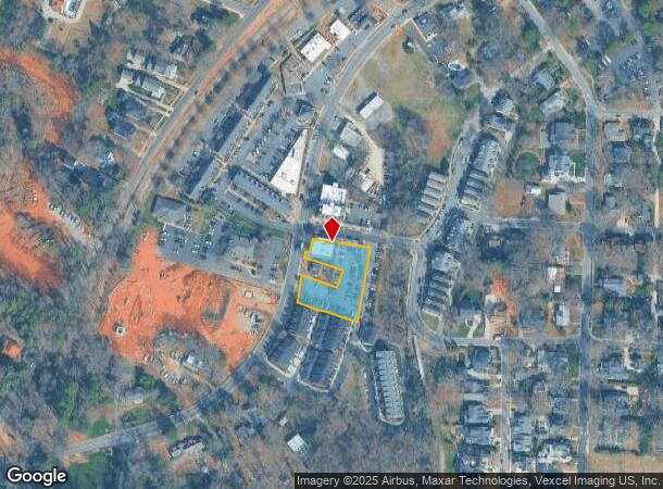  455 S Main St, Davidson, NC Parcel Map