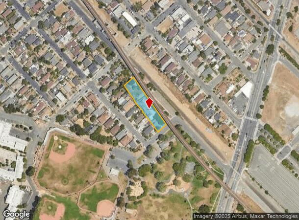 1203 J St, Union City, CA Parcel Map