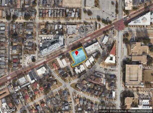  3707 Camp Bowie Blvd, Fort Worth, TX Parcel Map