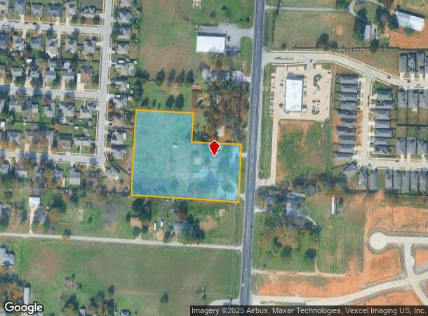 5411 S Us Highway 377 S, Aubrey, TX Parcel Map