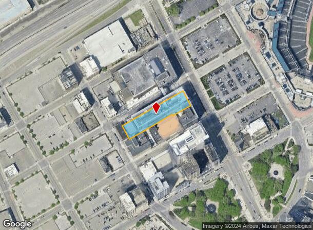  2125 Woodward Ave, Detroit, MI Parcel Map