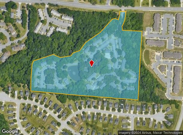  1015 Glendale Dr, Greensboro, NC Parcel Map