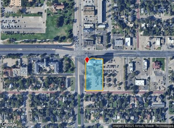  1901 University Ave, Lubbock, TX Parcel Map