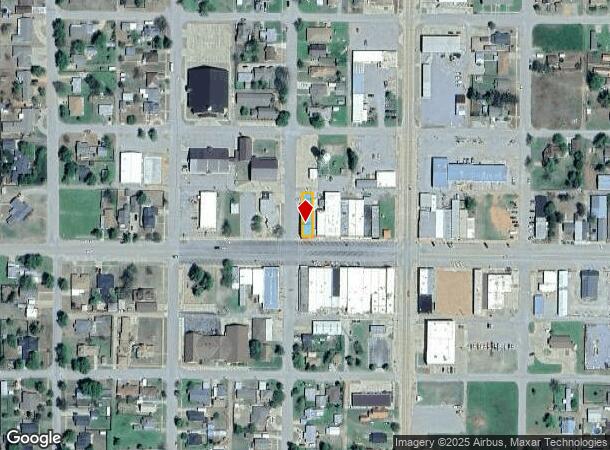 126 W Main St, Hinton, OK Parcel Map