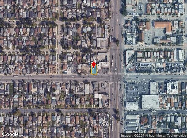 1015 W Florence Ave, Los Angeles, CA Parcel Map