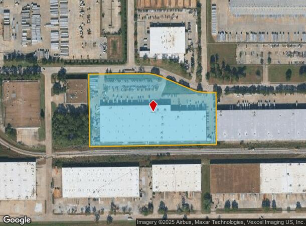 9000 Railwood Dr, Houston, TX Parcel Map
