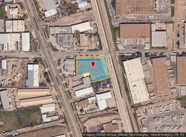  2722 Southwell Rd, Dallas, TX Parcel Map