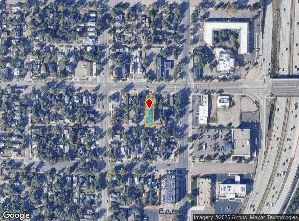  415 W Bijou St, Colorado Springs, CO Parcel Map