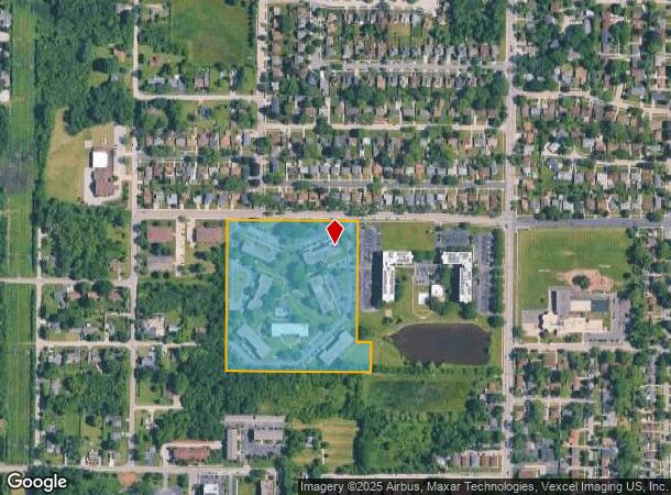 2801 W Glen Flora Ave, Waukegan, IL Parcel Map