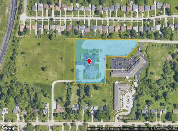 24821 Columbus Rd Bedford OH - Map 