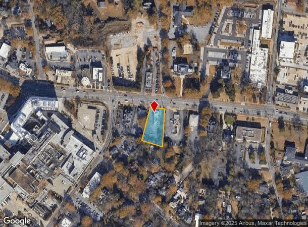  1125 Prince Ave, Athens, GA Parcel Map