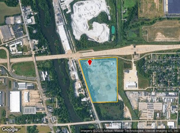 Aurora Ave, Aurora, IL Parcel Map