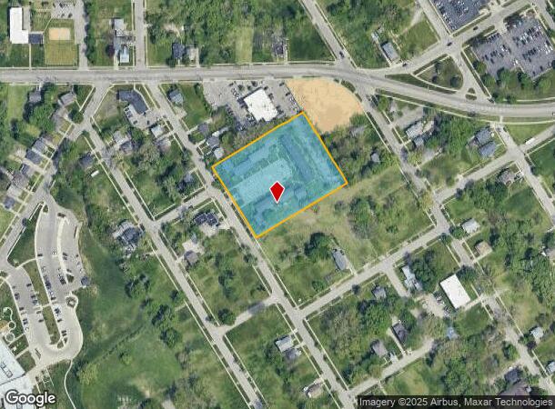 820 Frost St, Flint, MI Parcel Map