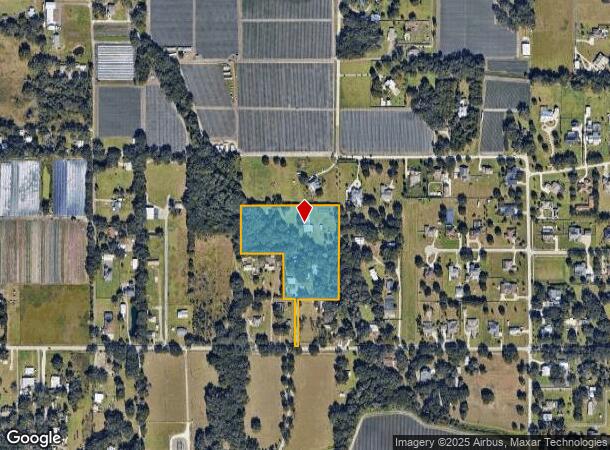 12950 E Wheeler Rd, Dover, FL Parcel Map