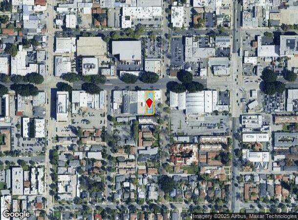  2610 E Colorado Blvd, Pasadena, CA Parcel Map