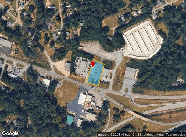  408 Ross Ave, Easley, SC Parcel Map