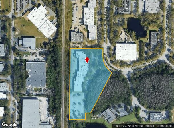 7920 Woodland Center Blvd, Tampa, FL Parcel Map